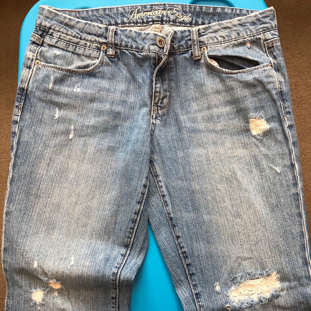 AE REEL FLARE JEANS 12 long